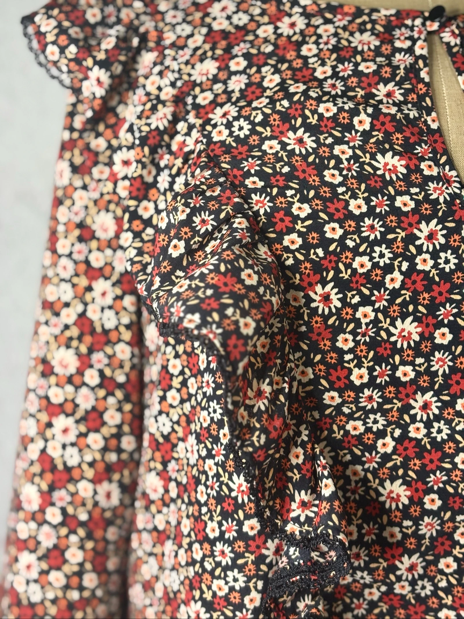 Primark long-sleeved floral blouse size 40 – photo 2